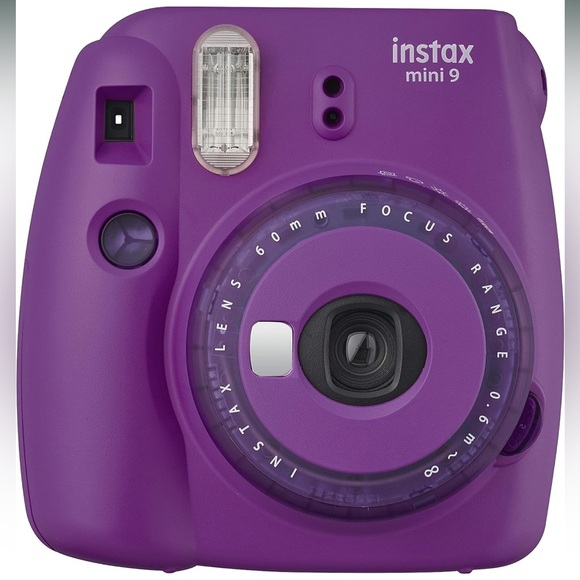 Instax Other - Fujifilm Instax Mini 9 Instant Camera with Clear Accents - Purple